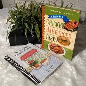 Community and chicken , hamburger and pasta book one price​​​​​​​​​​​​​